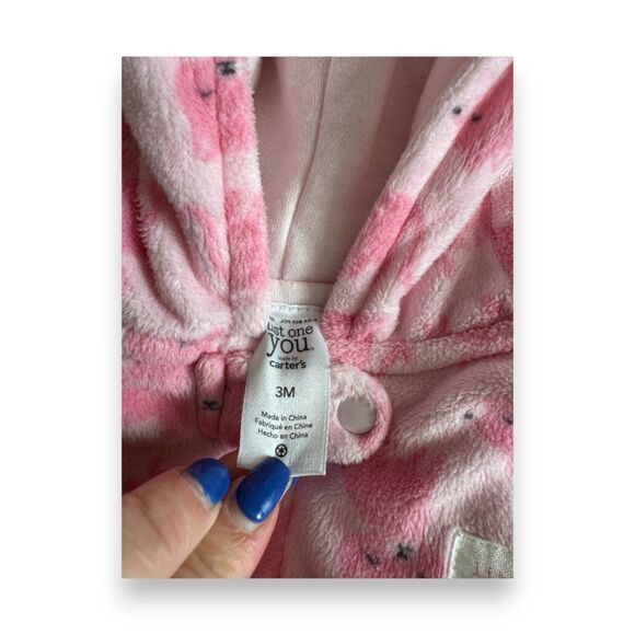 Carter's Cat Fleece Bunting 3M - Picture 3 of 3